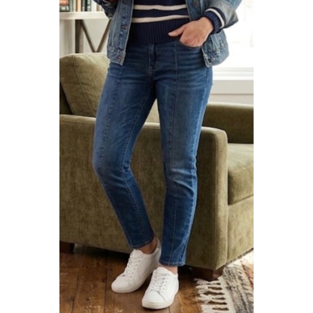 Lane Bryant High Rise Skinny Jeans Curvy Fit Flex Magic Waistband Dark Wash 22